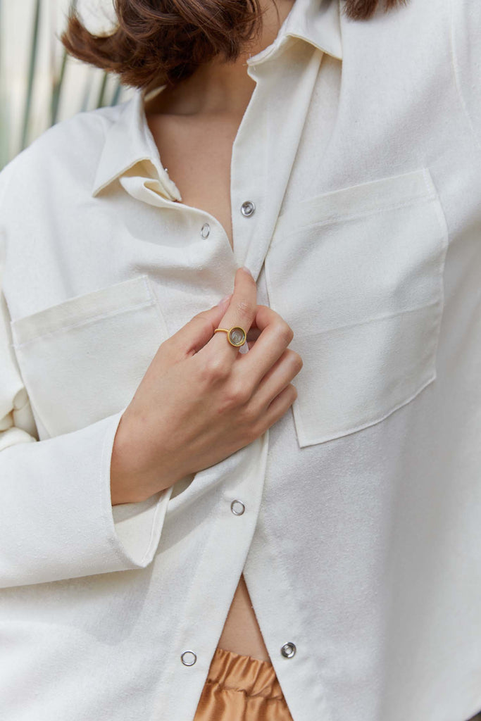 Women's Relaxed Fit Button Down Shirt