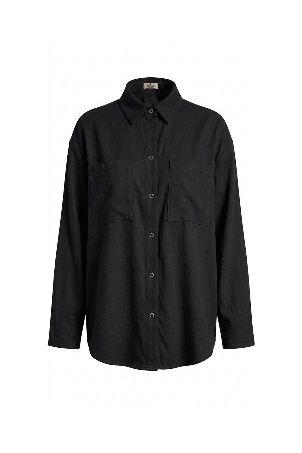 100% Raw Silk Noil Relaxed Loose Fit Shirt With Pockets – Damiano