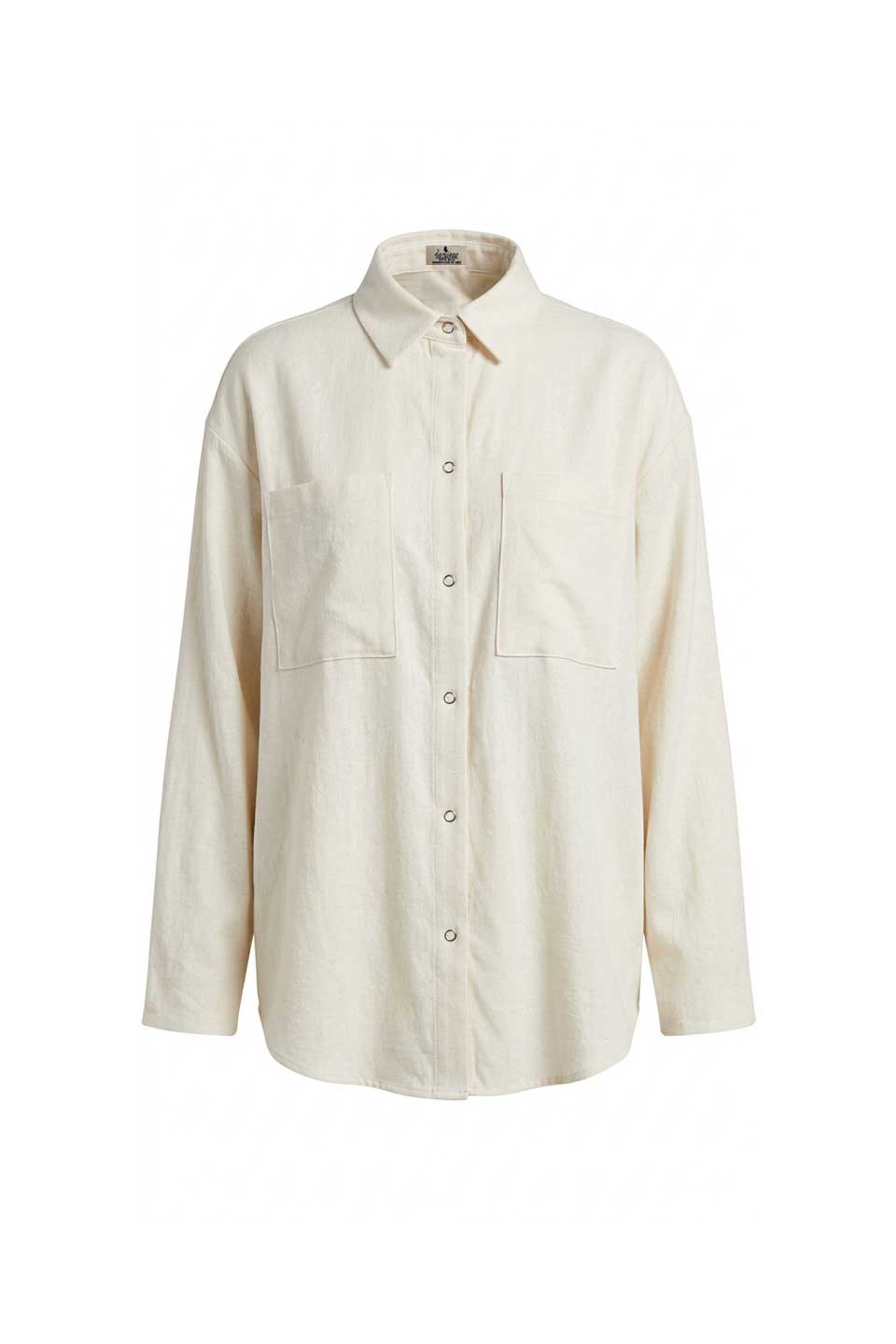 100% Raw Silk Noil Relaxed Loose Fit Shirt With Pockets – Damiano