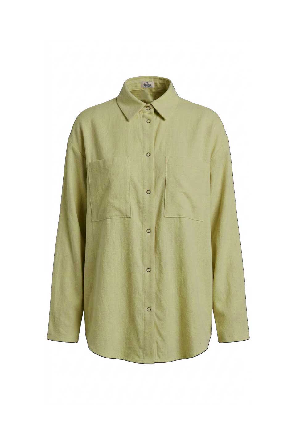 100% Raw Silk Noil Relaxed Loose Fit Shirt With Pockets – Damiano